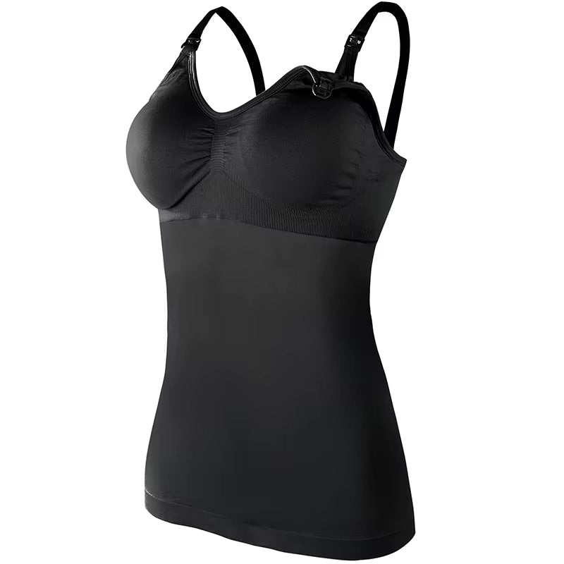 Wholesale plus Cup Breastfeeding Vest Top Pregnant Postpartum Bra Self-Contained Fixed Cup Base Skin Friendly Wear for Women